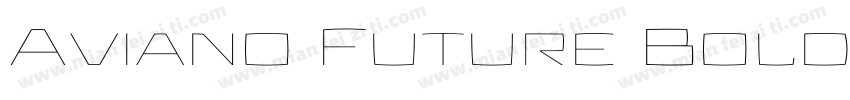 Aviano Future Bold B字体转换